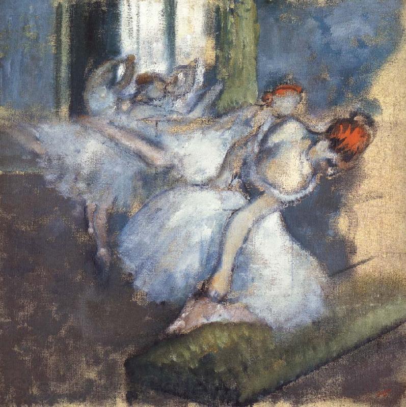 Germain Hilaire Edgard Degas Ballet Dancers Norge oil painting art